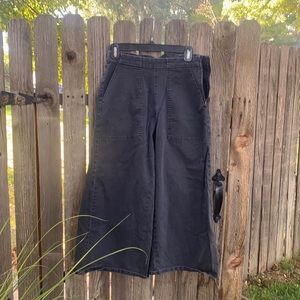 Loup NY Highrise Widelegged Cropped Pants